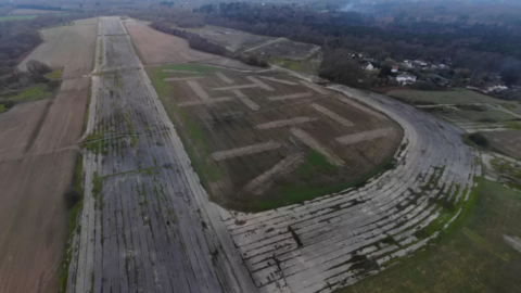 Wisley Airfield from the air