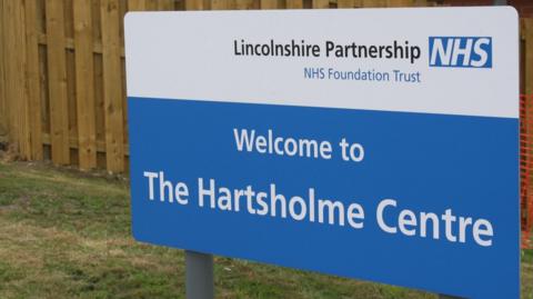 Sign outside The Hartsholme Centre