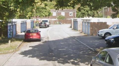 A google maps street view image of Landseer Close in Basingstoke