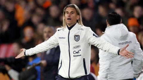 Ecuador coach Sebastian Beccacece