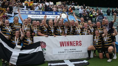 Cornwall women celebrate at Twickenham 
