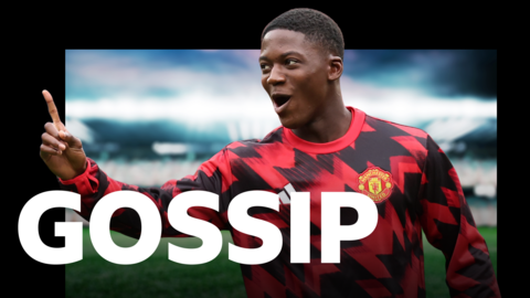 Manchester United midfielder Kobbie Mainoo leads the BBC Sport football gossip column