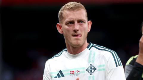 George Saville in action for Northern Ireland