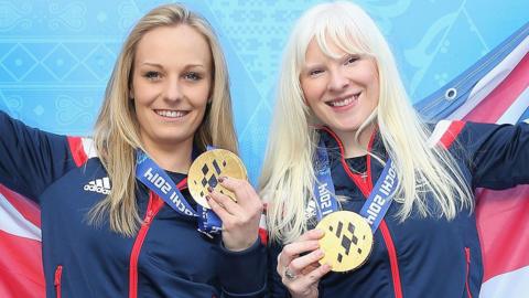 Outlook: Sochi blind skier Kelly Gallagher and her guide Charlotte Evans