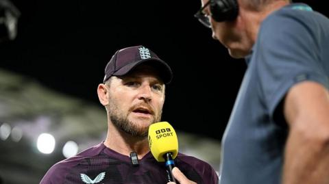 Brendon McCullum speaks to Jonathan Agnew