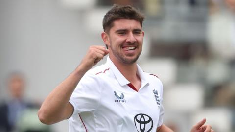 Josh Tongue celebrates
