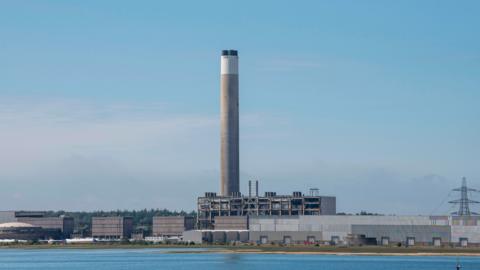 The former Fawley Power Station site
