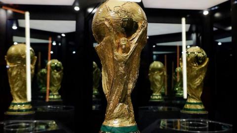 World Cup trophies