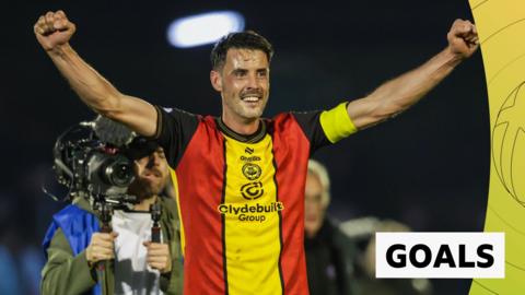 Partick Thistle scorer Brian Graham