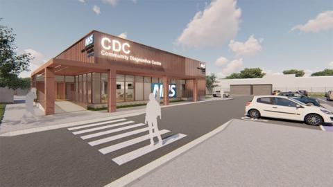 Artist impression of Lincoln CDC