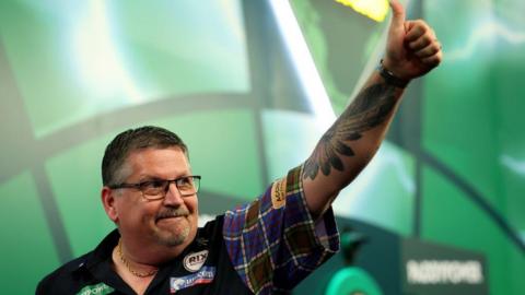 Scottish darts player Gary Anderson