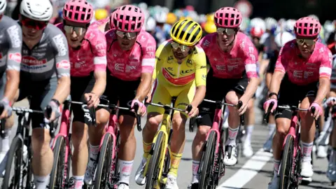 Ben Healy during stage 11 of the 2025 Tour de France