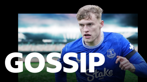 BBC Gossip image featuring Everton's Jarrad Branthwaite