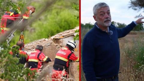 BBC's Phil Mackie reports from where a site near Praia da Luz in Portugal where a search for Madeleine McCann resumes