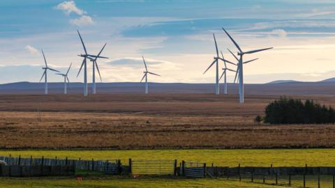 Wind farm near Thurso