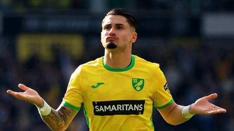 Borja Sainz scored Norwich's fourth and supplied two assists