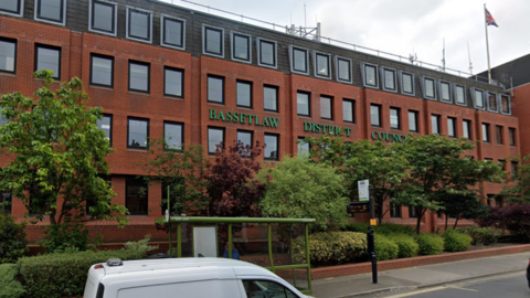 Bassetlaw District Council main offices at Queen's Buildings, Potter Street, Worksop, Nottinghamshire