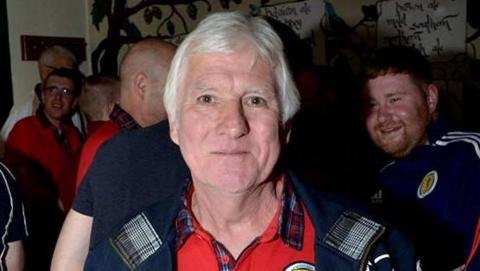 Donny Strathie died while he was in Boston for the World Cup