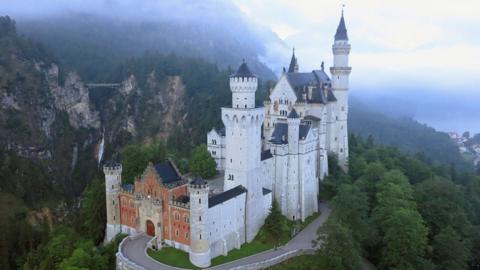 Neuschwanstein castle. 