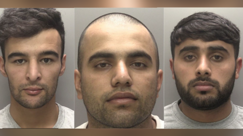 The three men found guilty of raping a woman in Hull