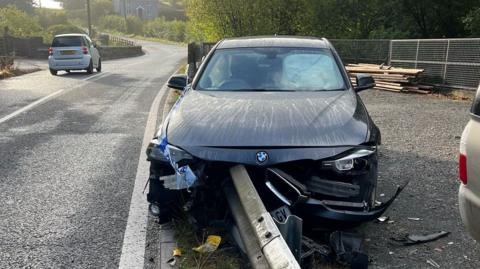 Damwain yn Nhalerddig