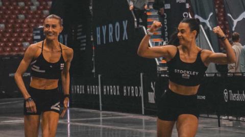 Charlie Searle and Lauren Stockley