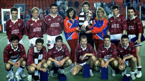 Hearts win the Tennents Soccer Sixes