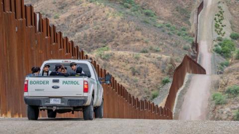 Border Patrol car in Arizona