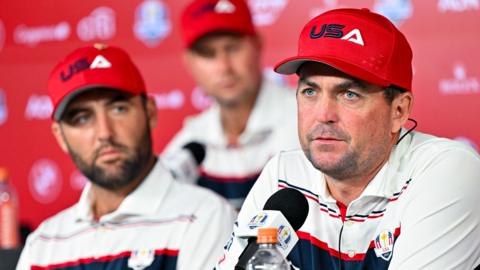 Keegan Bradley and Scottie Scheffler