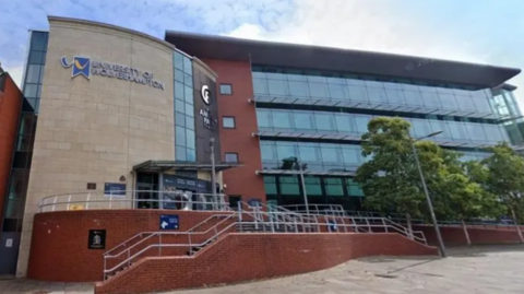 Exterior of a University of Wolverhampton building