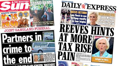 The Scottish Sun and Scottish Daily Express