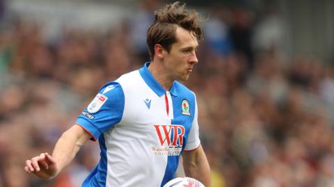 Callum Brittian playing for Blackburn Rovers