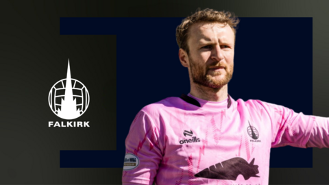 Falkirk goalkeeper Scott Bain