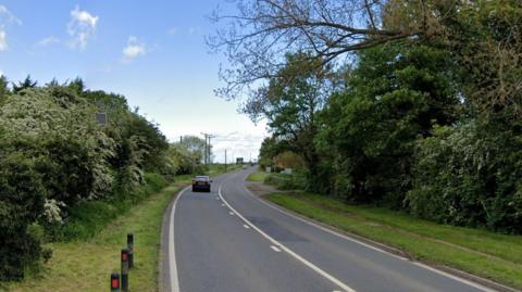 The A442 in Crudgington, near Telford