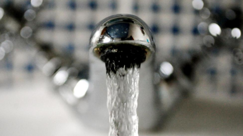 A running tap