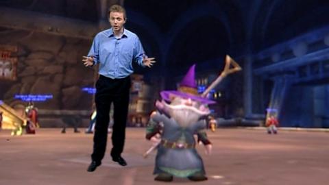 BBC reporter Richard Scott in Azeroth