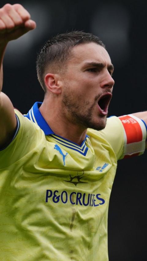 Southampton's Taylor Harwood-Bellis celebrates after the Emirates FA Cup fifth round match
