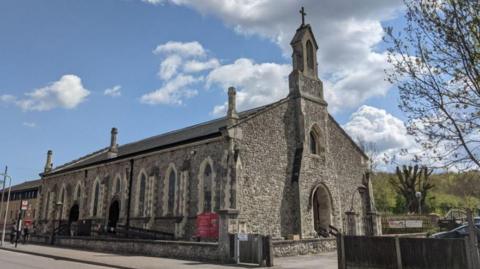 Exterior All Saints Church in Canterbury