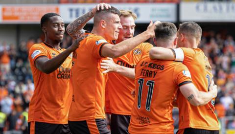 Dundee United celebrate