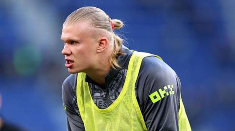 Man City striker Erling Haaland