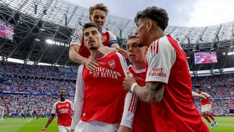 Arsenal celebrate