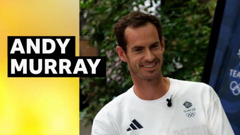 Andy Murray talking in an interview to tv Sport