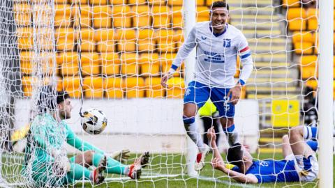 James Tavernier celebrates