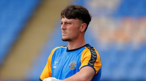 Manchester United's England Under-20 international goalkeeper Elyh Harrison