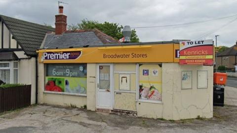 Street view image of the former Broadway Stores in Fleetwood 