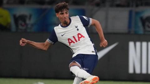 George Abbott playing for Tottenham Hotspur