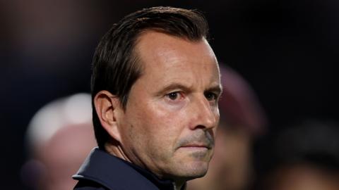 Julien Stephan on the touchline during a QPR match