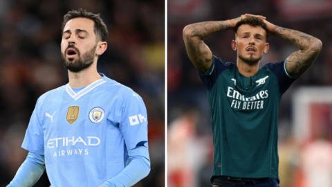 Bernardo and Ben White disappointed after Champions League exit
