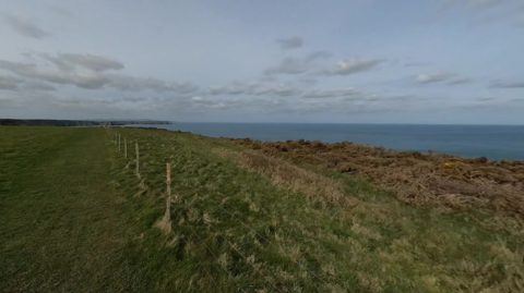 The coast path at North Cliffs