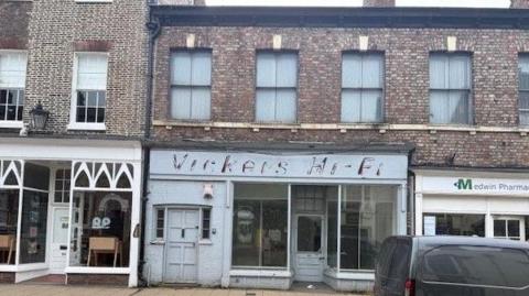 An empty shop unit on Gillygate in York
